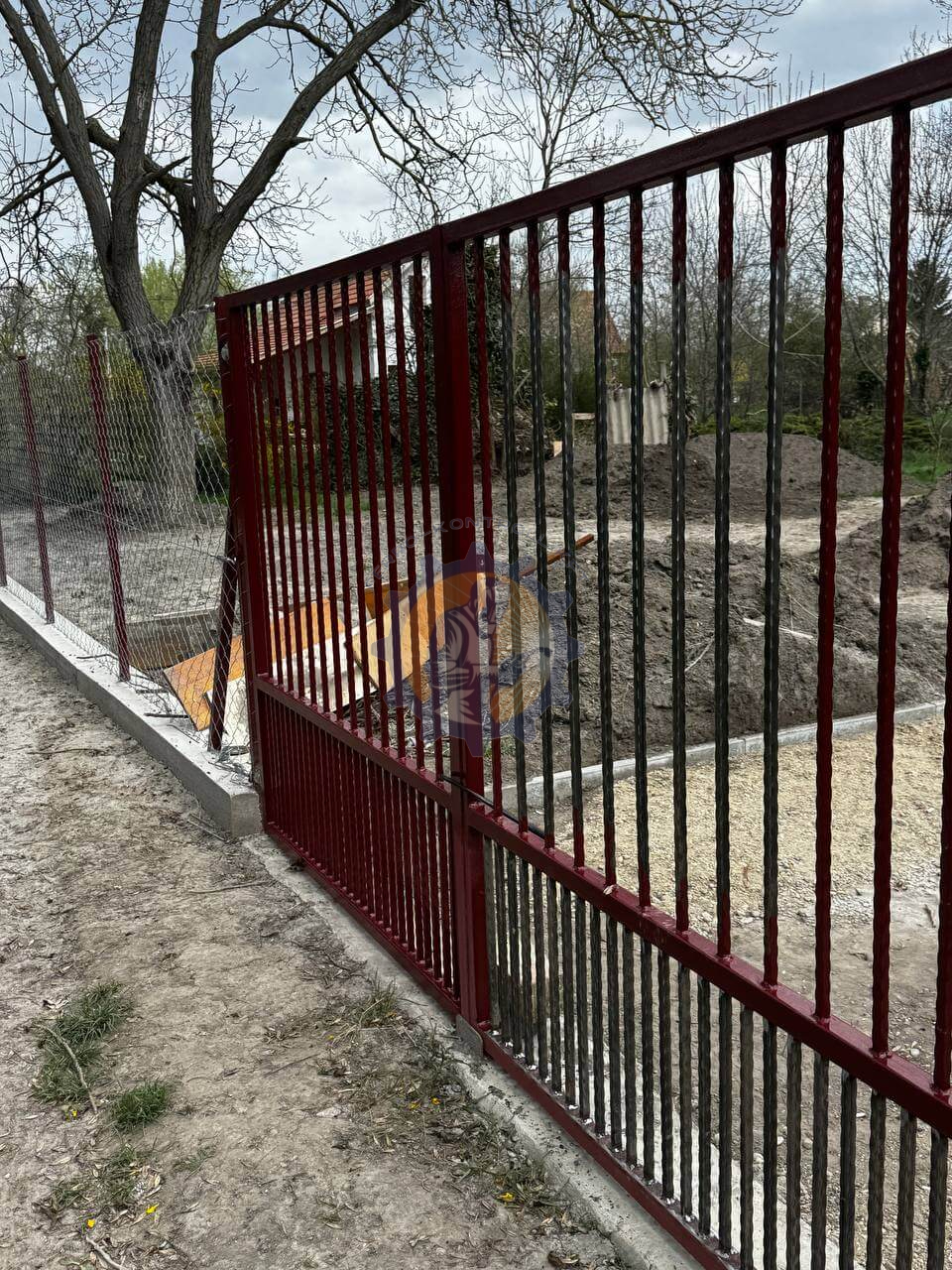 Acélkerítés drótháló